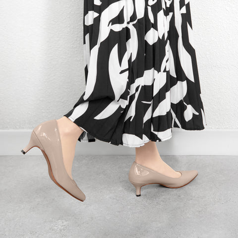 予約：2026SS：iCoN COLORS：ポインテッドトゥ パンプス（C57173）グレージュE