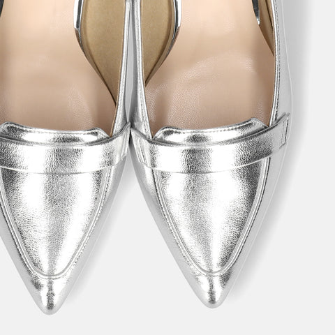 10% OFF: 2024SSBI: Loafer style pumps (5725) Silver