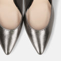 2025AW：ポインテッドトゥ パンプス（m81001）スチール/mamian（マミアン）